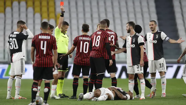 FOTO: Tahan Imbang AC Milan, Juventus Lolos ke Final Coppa Italia