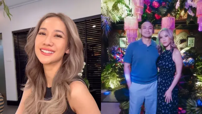 Gaya Terbaru Bunga Citra Lestari Saat Party, Makin Kece dengan Retouch Rambut Blonde