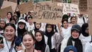 Peringatan Hari Bumi pada setiap 22 April juga dirayakan di seluruh negara. (Yasuyoshi CHIBA/AFP)