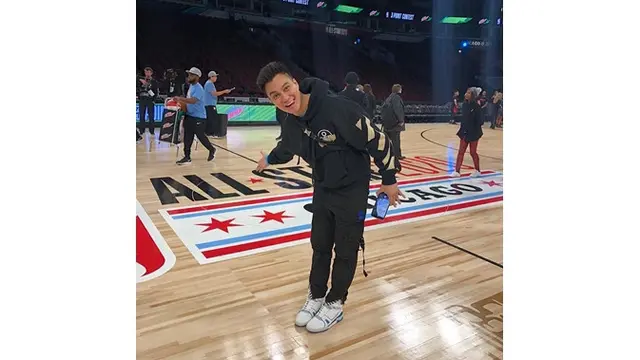 Tak Terlupakan, Ini 7 Potret Seru Baim Wong saat Nonton NBA All Star 2020