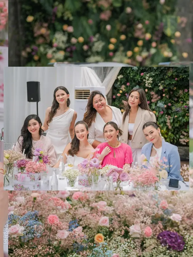 6 Potret Jessica Mila Ceria Bergaun Pink di Perayaan Valentine, Pamer Baby Bump