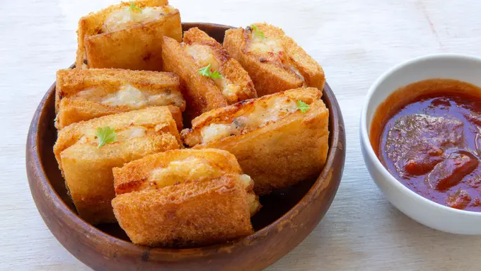 sandwich udang mian bao xia