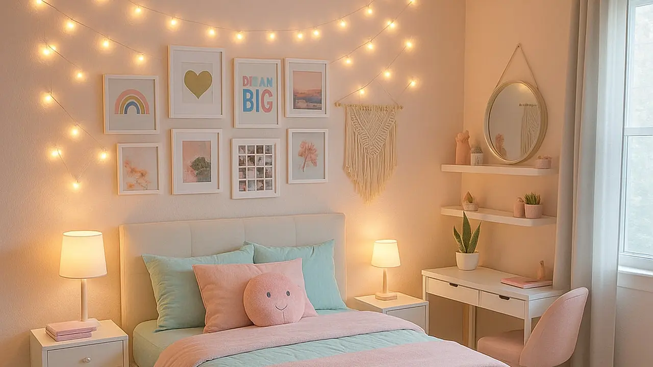 Gambar Desain Kamar Tidur Remaja Perempuan yang Instagramable