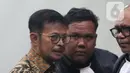 Syahrul Yasin Limpo juga dituntut membayar uang pengganti sesuai jumlah yang diterimanya, yakni Rp 44,2 miliar dan USD 30 ribu. (Liputan6.com/Angga Yuniar)