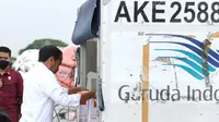 Maskapai penerbangan Garuda Indonesia mengerahkan 4 armadanya untuk mengirimkan bantuan bagi korban bencana gempa bumi di Suriah dan Turki (dok: Garuda)