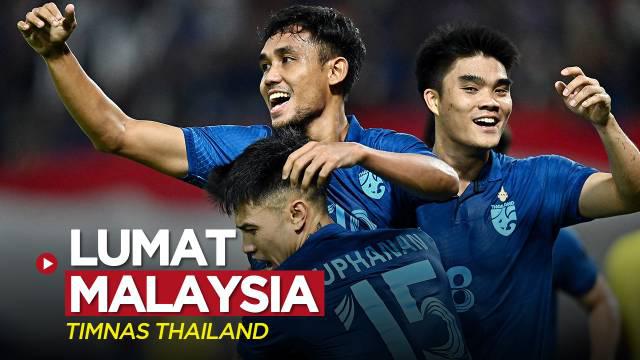 Berita video highlights laga leg kedua semifinal Piala AFF 2022 antara Timnas Thailand melawan Timnas Malaysia yang berakhir dengan skor 3-0, Selasa (10/1/2023) malam hari WIB.