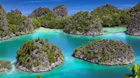 Objek Wisata Raja Ampat, Papua (iStockphoto)