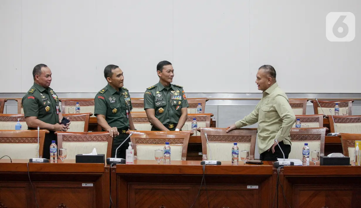 Kasau Marsekal TNI Fadjar Prasetyo juga diwakili oleh Wakil Kepala Staf TNI AU Marsdya TNI Agustinus Gustaf Brugman lantaran tengah mengikuti giat di Jepang. (Liputan6.com/Faizal Fanani)