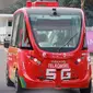 bus otonomos atau nirsopir Navya dipakai di perhelatan Asian Games 2018 (Navya)