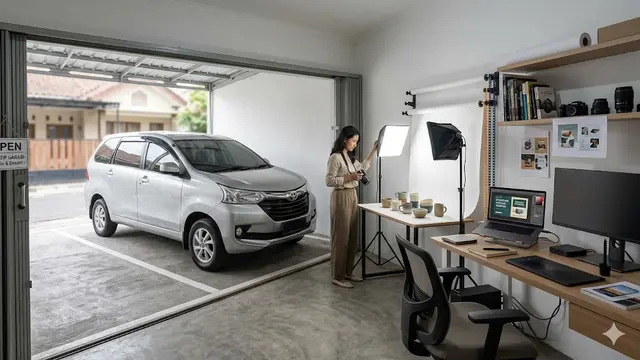 Kombinasi 2 Ide Usaha di Garasi Rumah Tanpa Mengganggu Area Parkir