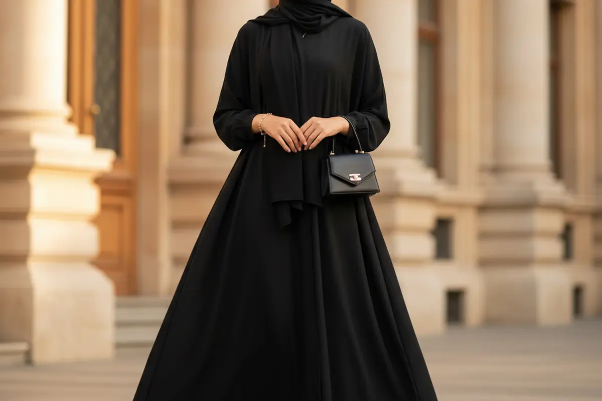 Model Gamis Abaya Hitam