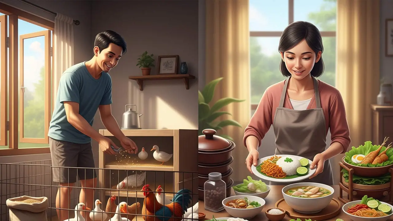 Usaha Ternak vs Jualan Makanan Rumahan Mana yang Lebih Untung