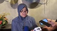 Direktur Jenderal Penataan Ruang Laut KKP, Kartika Listriana, dalam Lokakarya Nasional Penataan Ruang Laut pada Ekosistem Karbon biru, di Jakarta, Kamis (11/9/2025). (Liputan6.com/Tira)