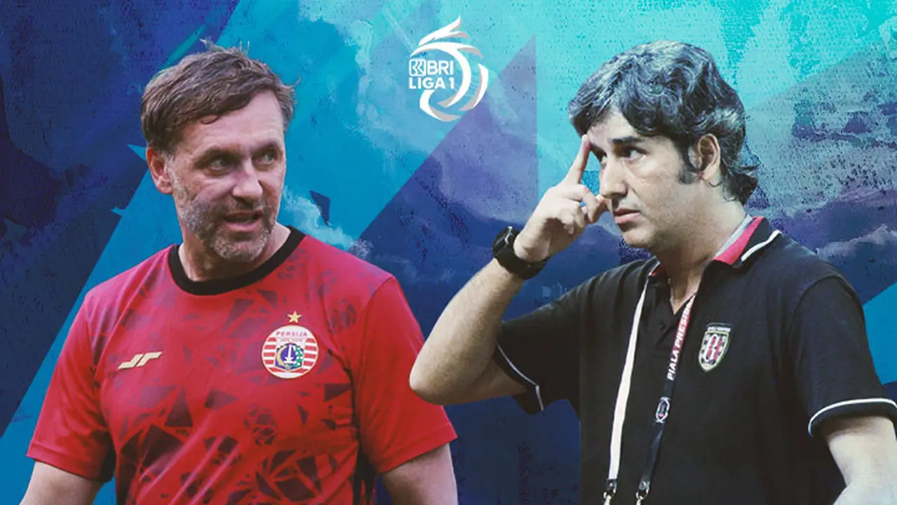 Liga 1 - Head to Head Pelatih - Persija Jakarta Vs Bali United - Thomas Doll Vs Stefano Cugurra Teco