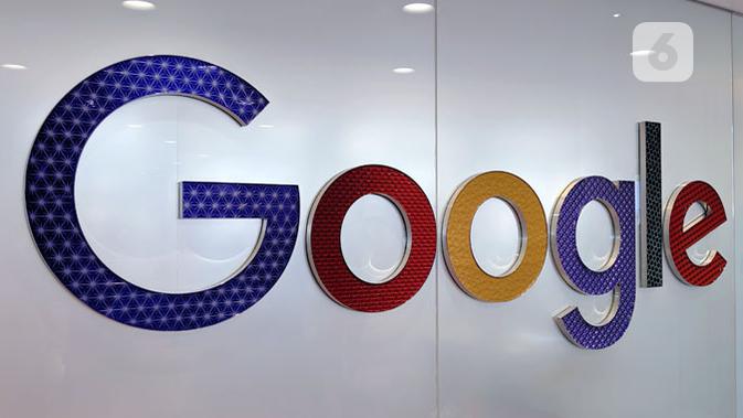 Logo Google di kantornya yang berlokasi di Roppongi Hills Mori Tower, Tokyo, Jepang. (Liputan6.com/ Yuslianson)