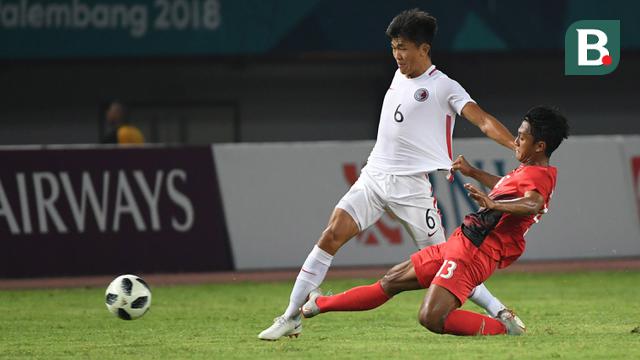 Sepak Bola : Indonesia Vs Hong Kong