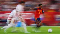 2 Gol dan 1 Assist, Lamine Yamal Ukir Sejarah Baru Bersama Timnas Spanyol
