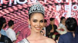 Hang Manita berusia 23 tahun saat dirinya dinobatkan sebagai Miss Universe Kamboja 2022 pada maam final yang digelar 15 Juni 2022. Ia akan mewakili Kamboja di Miss Universe 2022. (Instagram/nita_hang)