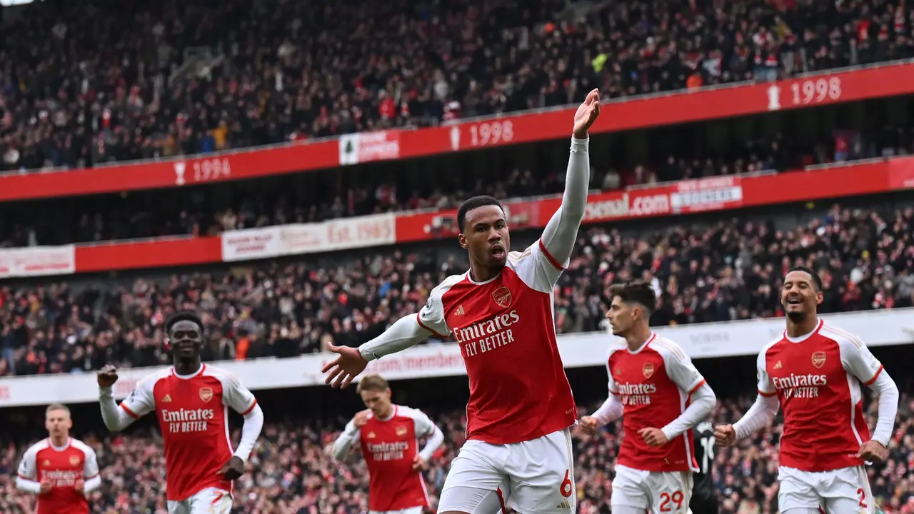 Gabriel Megalhaes - Arsenal Vs Crystal Palace di Premier League 2023/2024