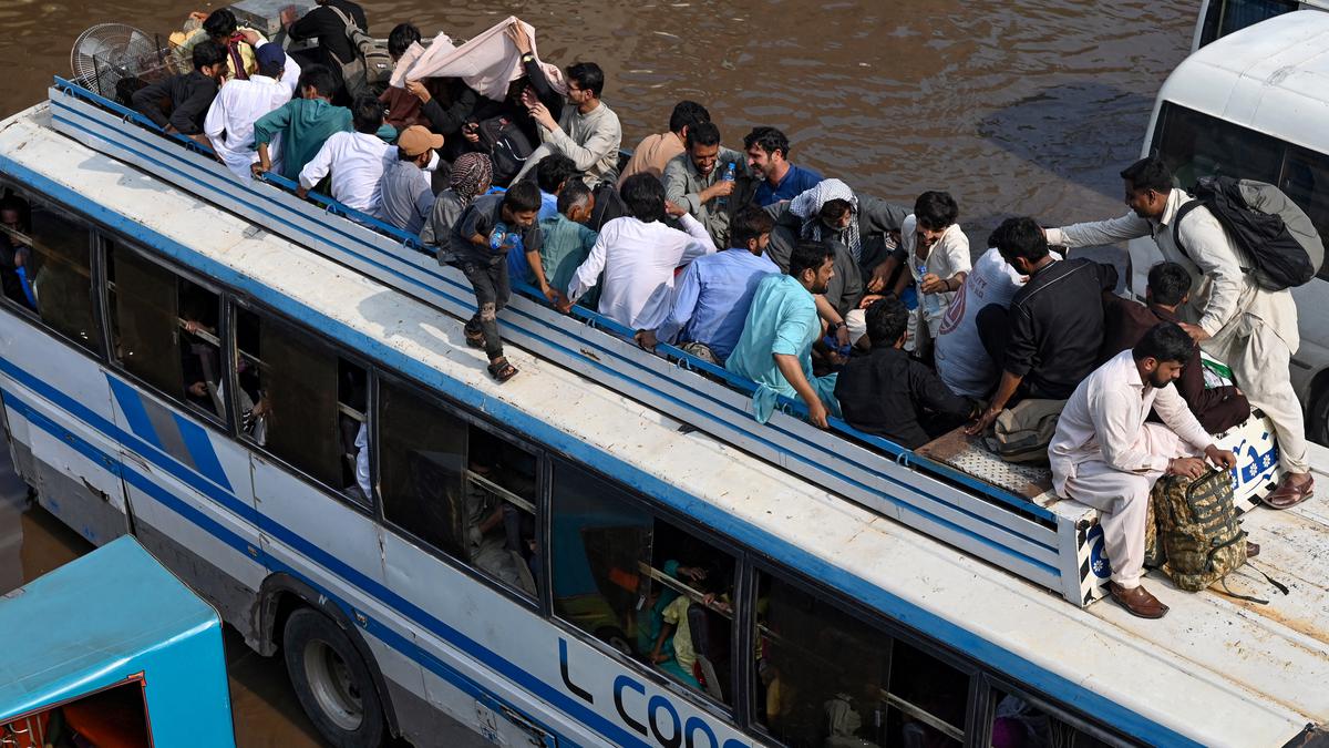 Suasana Mudik di Pakistan saat Idul Adha, Sampai Naik ke Atap Bus