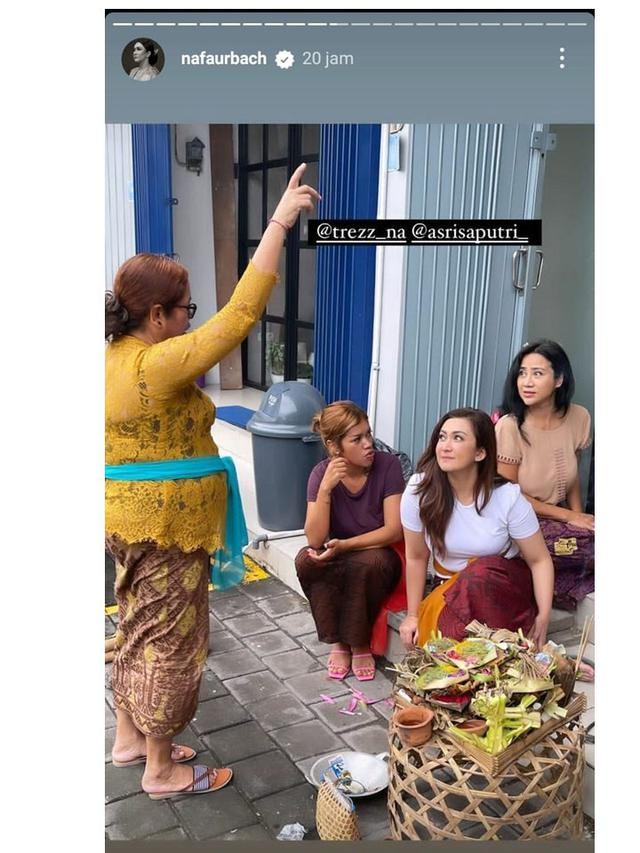 Buka Bisnis Baru di Bali, Ini 6 Potret Nafa Urbach saat Jalani Upacara Melaspas