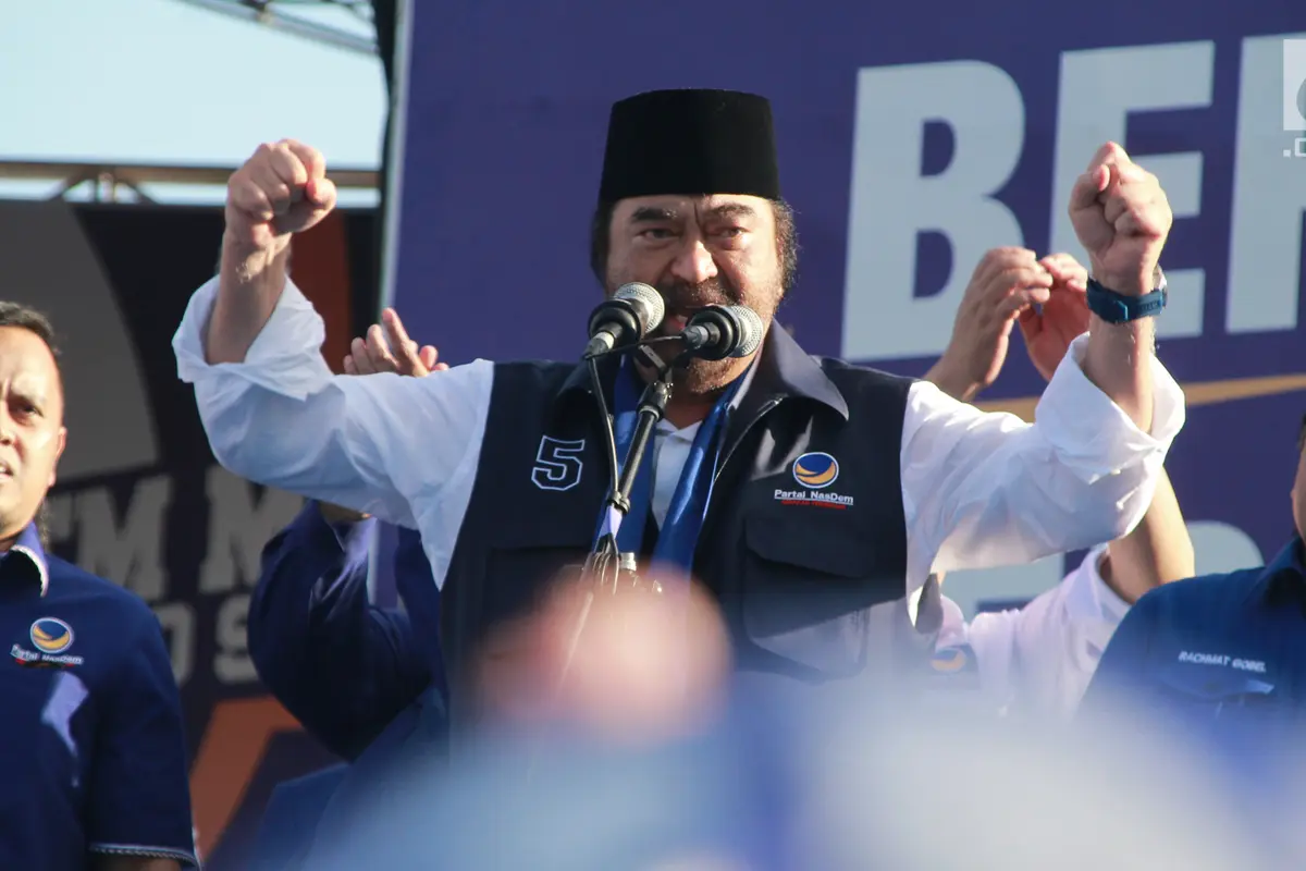 Surya Paloh Hadiri Kampanye Rapat Umum Terbuka Perdana di Gorontalo
