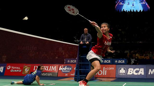 Satu-satunya wakil indonesia yang diharapkan mampu menyumbangkan gelar juara di Indonesia Open 2015, Greysia Polii dan Nitya krishinda maheswari harus puas menjadi runner up setelah tumbang ditangan ganda putri asal Tiongkok  Tang Jinhua dan Tian Qin...