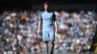 Gelandang Manchester City asal Belgia, Kevin de Bruyne. (AFP/Oli Scarff)