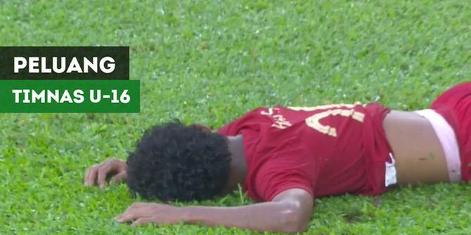 VIDEO: Peluang 90 Persen Timnas Indonesia U-16 untuk Bobol Gawang Iran