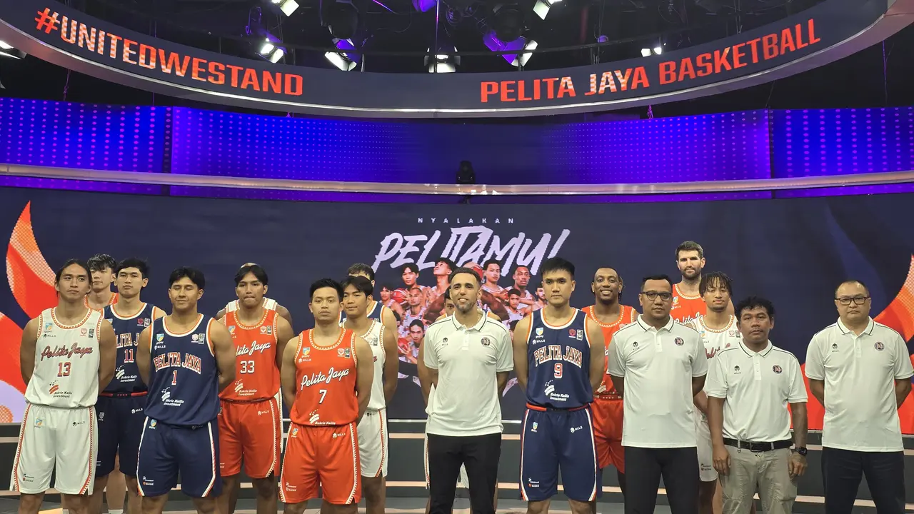 Peluncuran tim Pelita Jaya jelang IBL 2026
