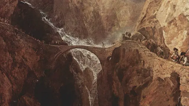 Schollenen Gorge (Wikipedia/Public Domain)