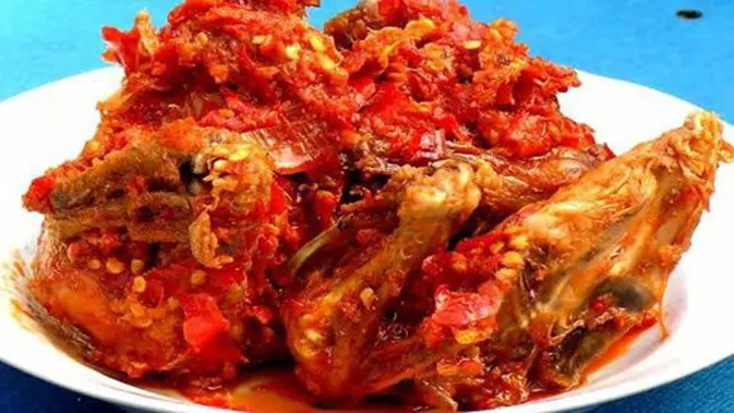 Resep Ayam Goreng Balado Rumah Makan Padang Food Fimela Com