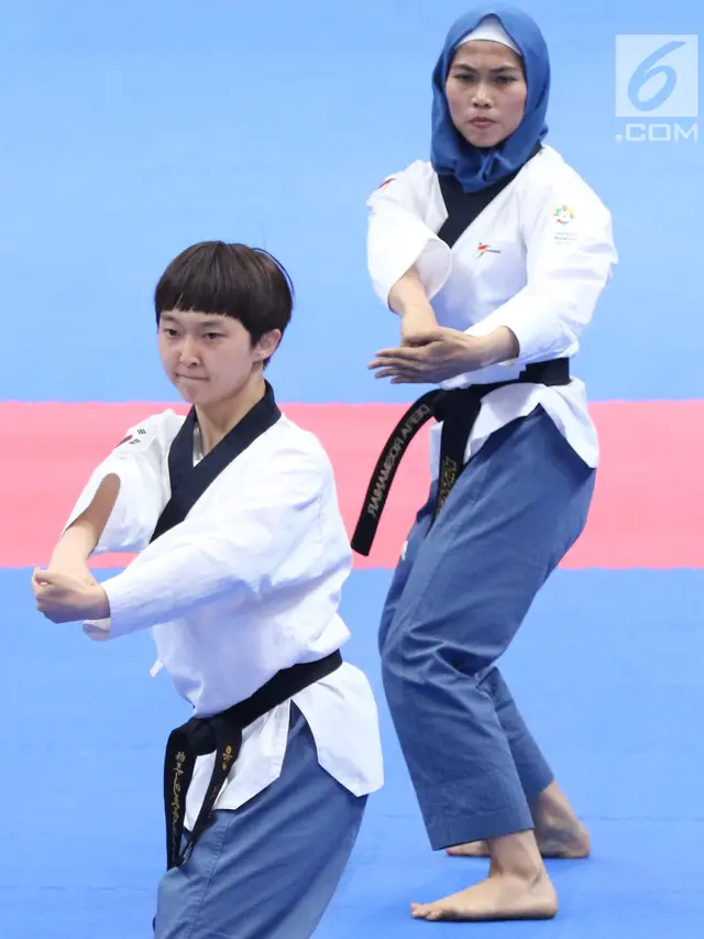 Jokowi Saksikan Laga Puncak Women Individual Poomsae