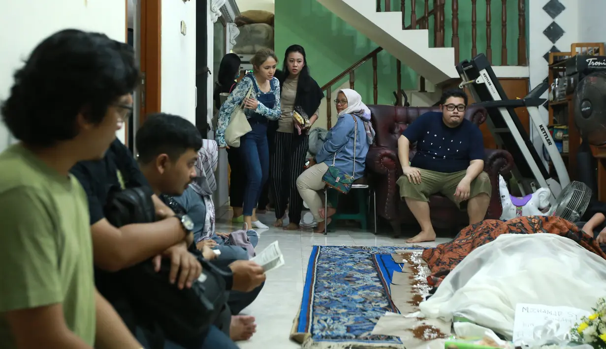 Suasana Rumah Duka Cecep Reza (Deki Prayoga/Dream.co.id)