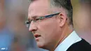Ekspresi manajer Aston Villa, Paul Lambert pada pertandingan Liga Inggris antara Aston Villa melawan Liverpool di Stadion Villa Park , Birmingham Sabtu 24 Agustus 2013. (AFP/Olly Greenwood)