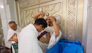 Keadaan pelaksanaan ibadah Haji, rangkaian Tahallul di Arab Saudi. (Foto: Istimewa)