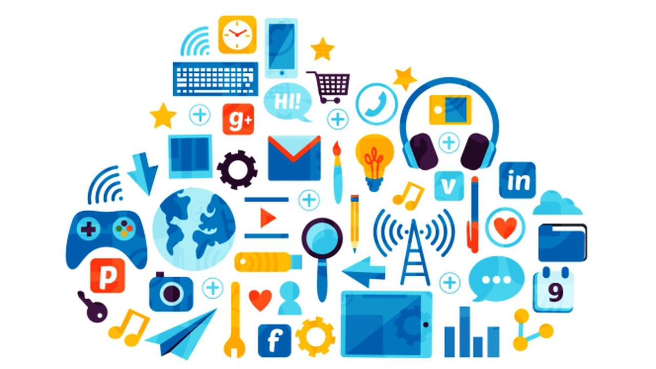 Ilustrasi Startup, Perusahaan Teknologi, Cloud, Komputasi Awan