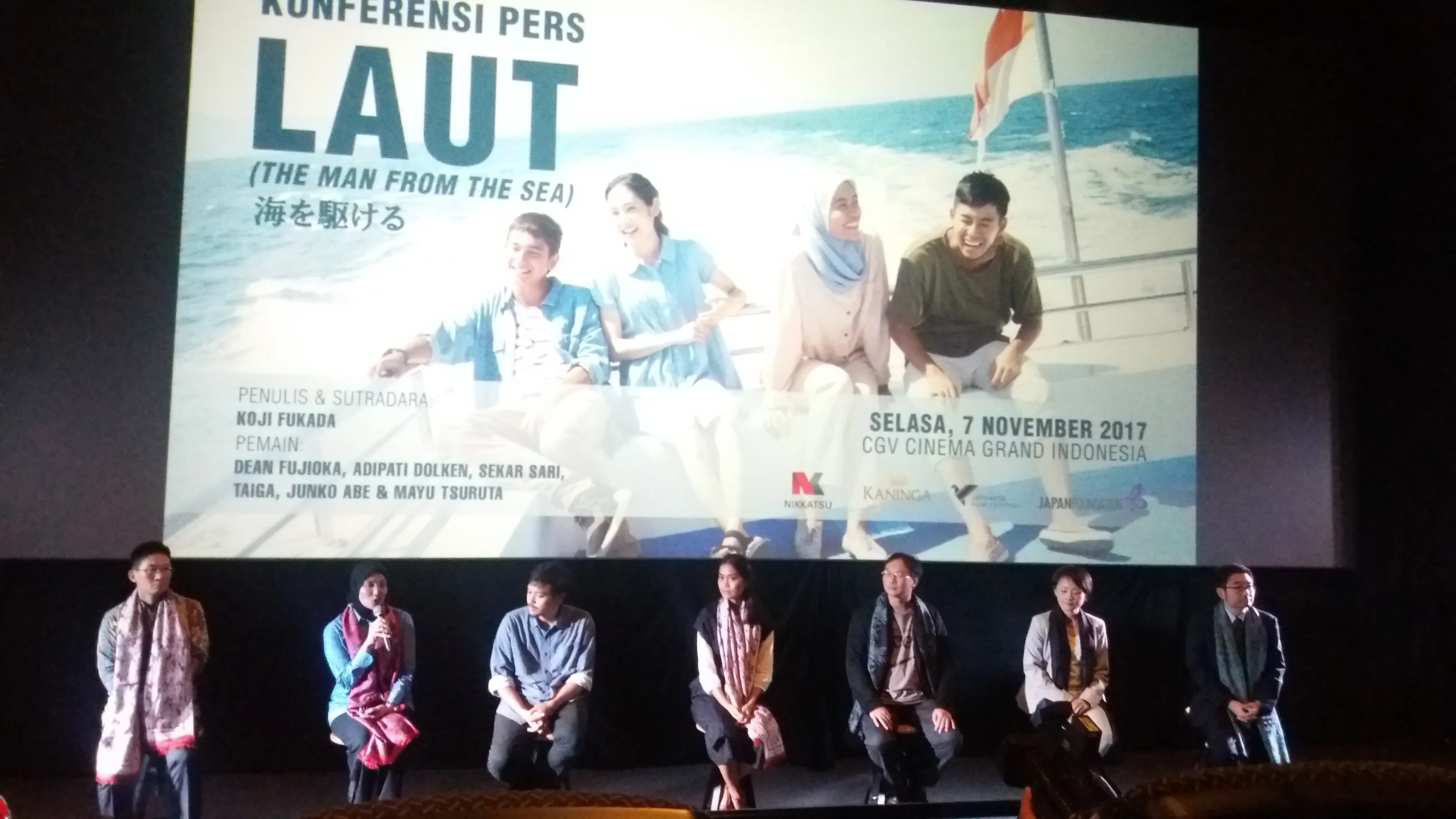 Laut, film kolaborasi Indonesia dan Jepang. (Istihanah Soejoethi)