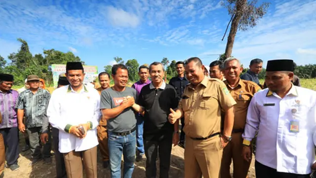 Lahan Tidur Kampung Tengah Produksi Lima Ton Padi