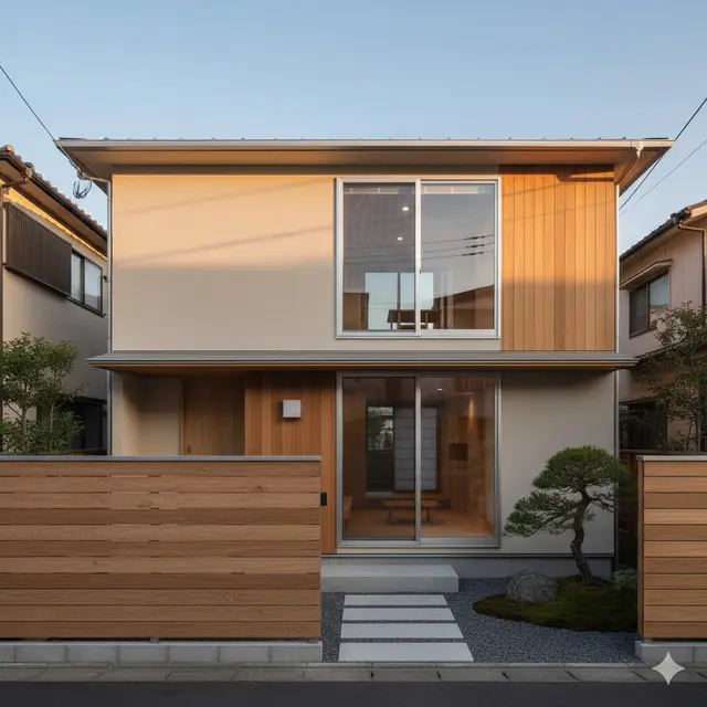 Model Rumah Kecil tapi Luas dengan Pagar Lisplang (Foto: Gemini AI)