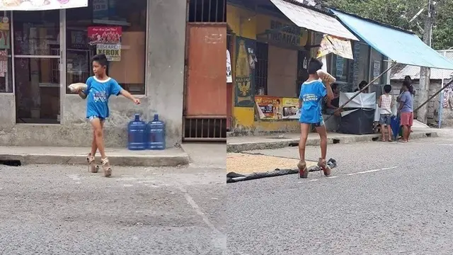 6 Potret Absurd Anak-Anak Bertingkah Menyusahkan Diri Sendiri Ini Kocak