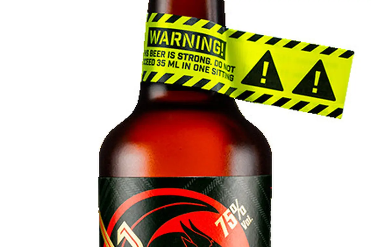 Beithir Fire, bir terkuat di dunia dengan kadar alkohol 75 persen. (88brewery.com)
