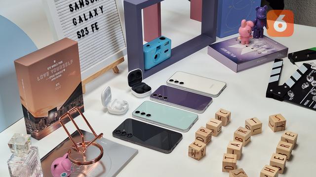 Samsung Galaxy S23 FE dan Galaxy Buds FE (Liputan6.com/Giovani Dio Prasasti)