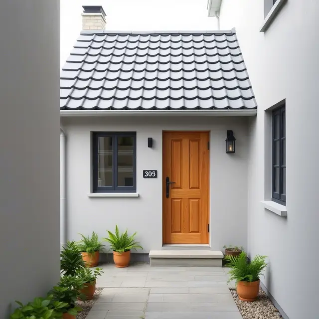 8 Contoh Rumah Sederhana Terbaru dalam Gang untuk Hunian Modern yang Estetik