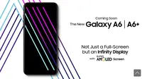 Galaxy A6 yang muncul di situs resmi Samsung (sumber: Samsung)