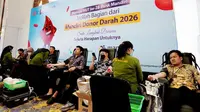 Bank Mandiri kembali menggelar program Mandiri Donor Darah sebagai bagian dari rangkaian kegiatan menuju HUT ke-28 perseroan. (Foto:Dok.Bank Mandiri)
