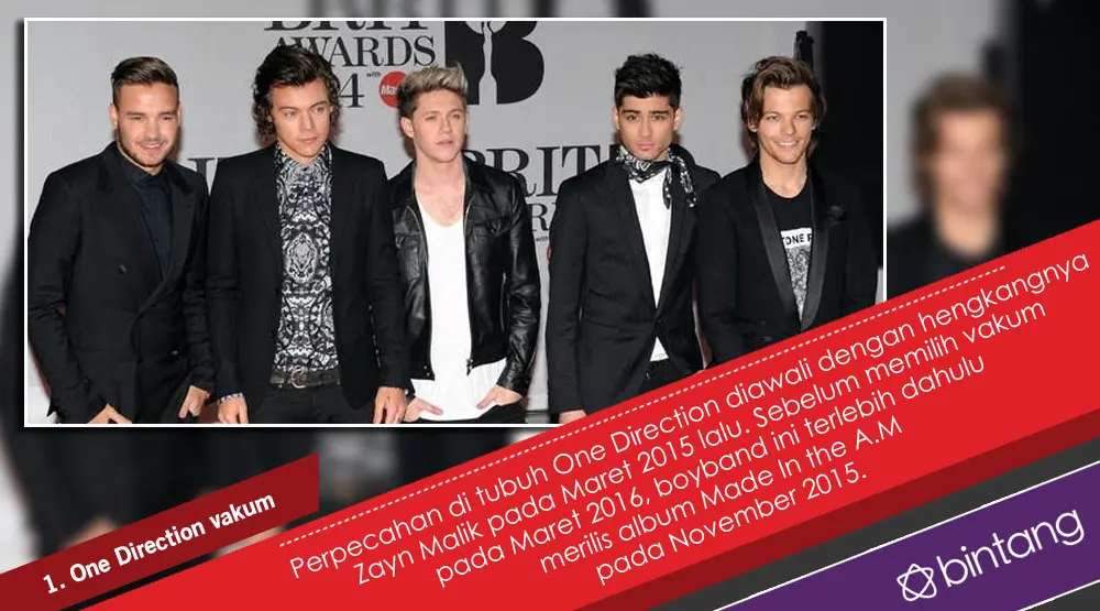 One Direction Vakum, Para Personel Terlena Solo Karier. (Foto: Bintang/EPA, Desain: Nurman Abdul Hakim/Bintang.com)