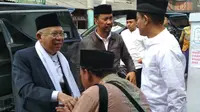 Ma'ruf Amin Minta Doa Restu Ulama Kediri untuk Maju Pilpres 2019