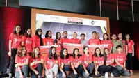 Djarum Foundation meneruskan tradisi pemberian bonus kepada atlet bulutangkis berprestasi 2018. Penghargaan diberikan di kawasan Senayan, Jakarta, Kamis (14/2/2019). (PBSI)