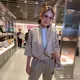 Luna Maya hadir di opening store Onitsuka Tiger Plaza Indonesia. [Anisha/Fimela]